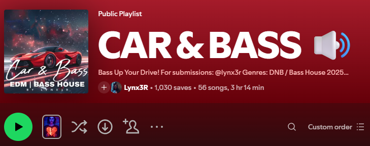 Car & Bass — 1,030 followers